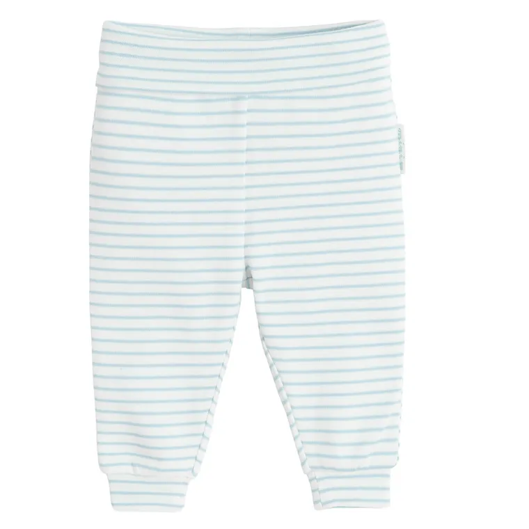 Cool Club, Pantaloni fara botosei pentru baieti, alb, set, 2 buc.