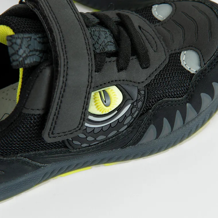 Cool Club, Pantofi sport pentru baieti, negru, talpa cu leduri