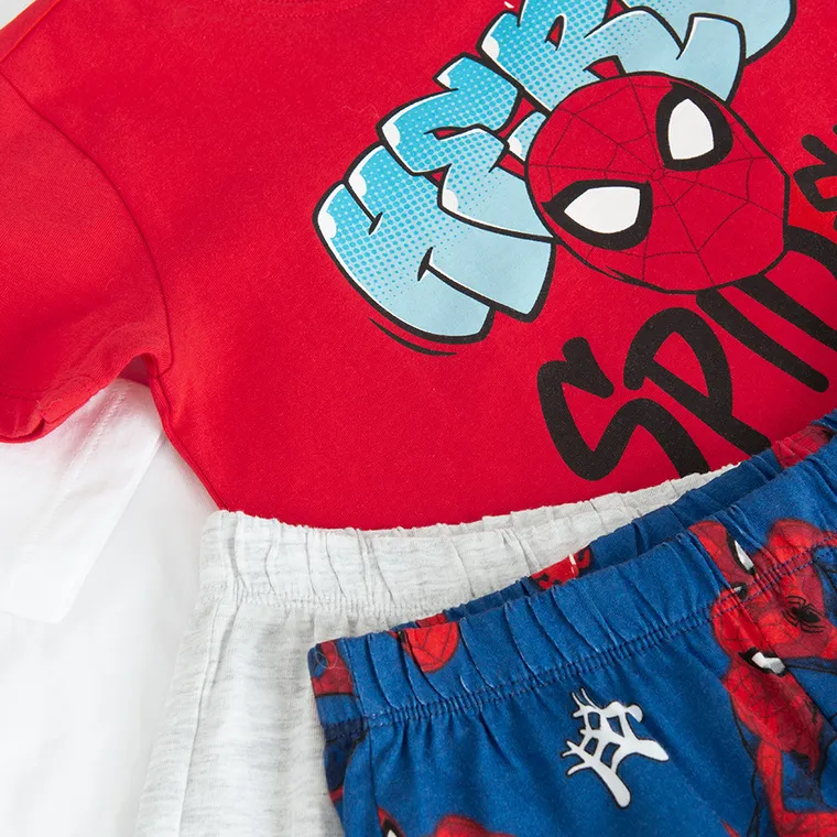 Cool Club, Pijama pentru baieti, mix, set, 2 buc., imprimeu Spider-Man