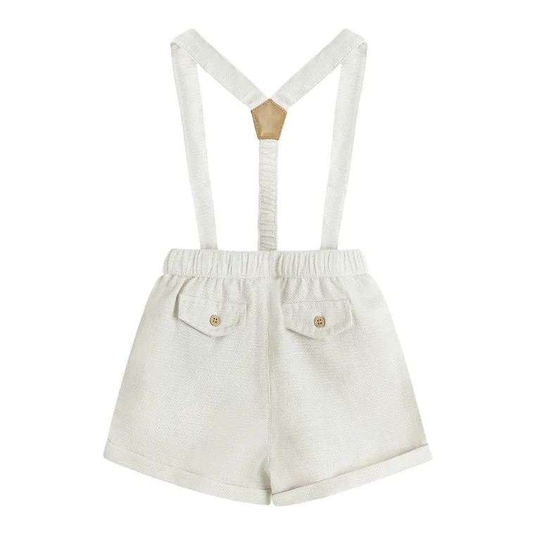 Cool Club, Set pentru baieti, Body cu maneca lunga, muselina, Pantaloni scurti, Bretele, mix