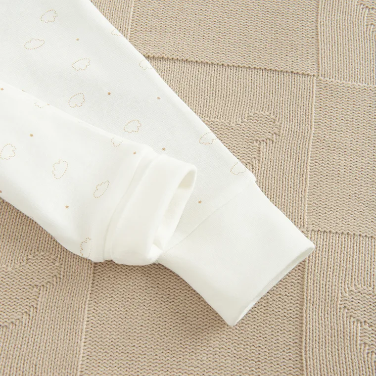 Cool Club, Set pentru bebelusi, Body cu maneca lunga, Pantaloni, alb