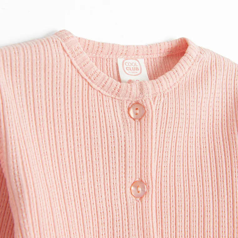 Cool Club, Set pentru fete, Body-rochie cu maneca scurta, Bolero, roz