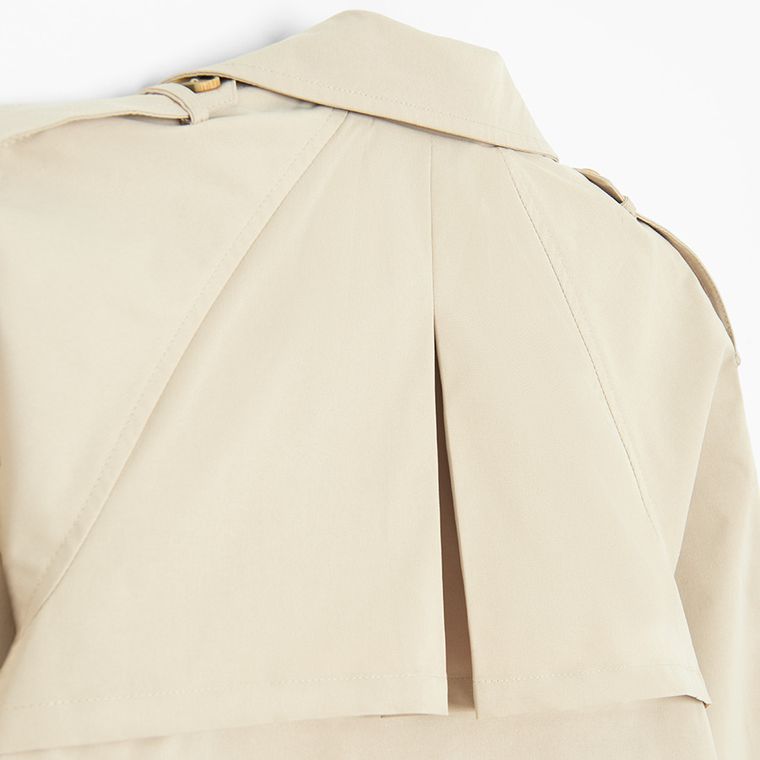 Cool Club, Trenci pentru fete, cropped, bej