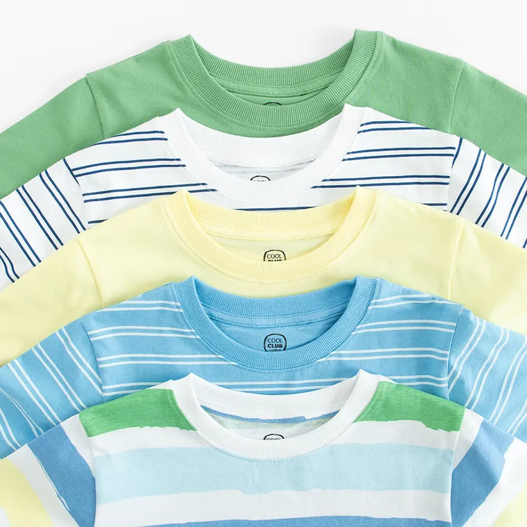 Cool Club, Tricou pentru baieti, mix, set, 5 buc.