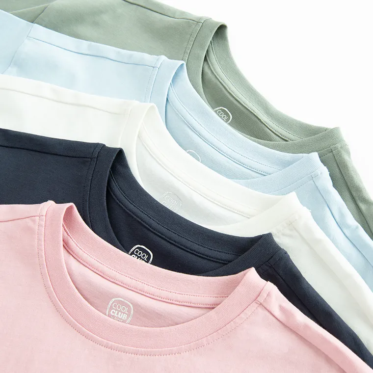 Cool Club, Tricou pentru fete, crop top, mix, set, 5 buc.