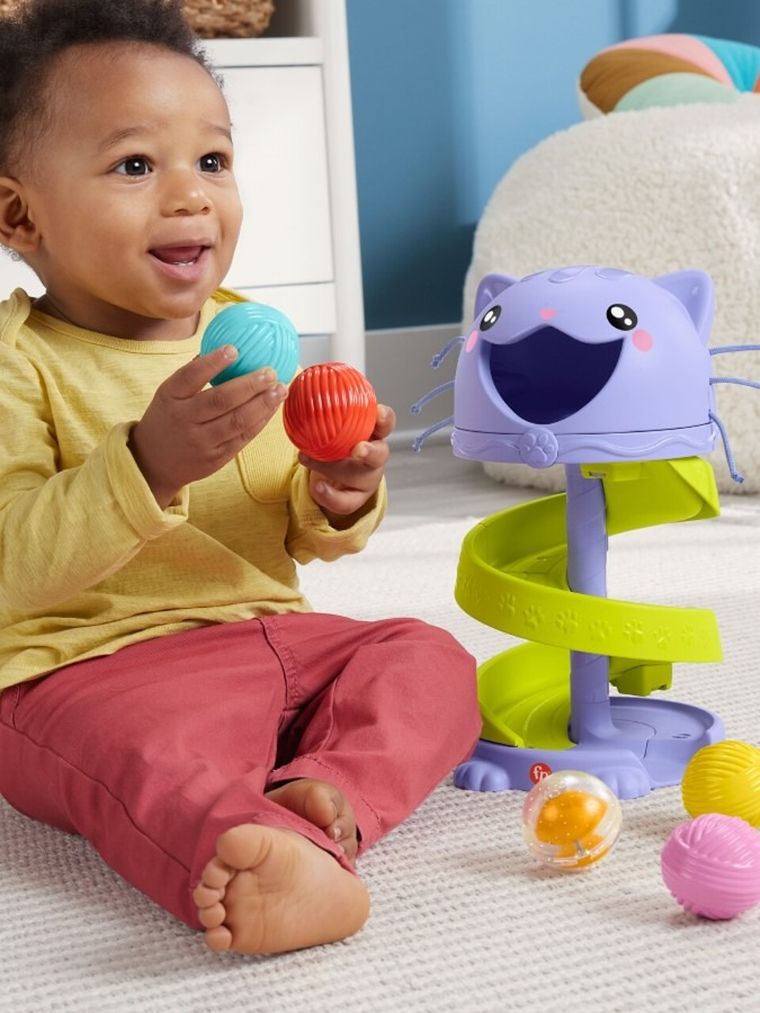 Fisher-Price, Pets, Purrr-fect Ball Tower, jucarie pentru bebelusi