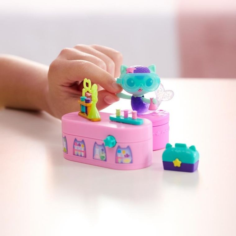 Gabby's Dollhouse, Bobble Kitty MerCat Potion Pack, set de joaca cu figurina si accesorii