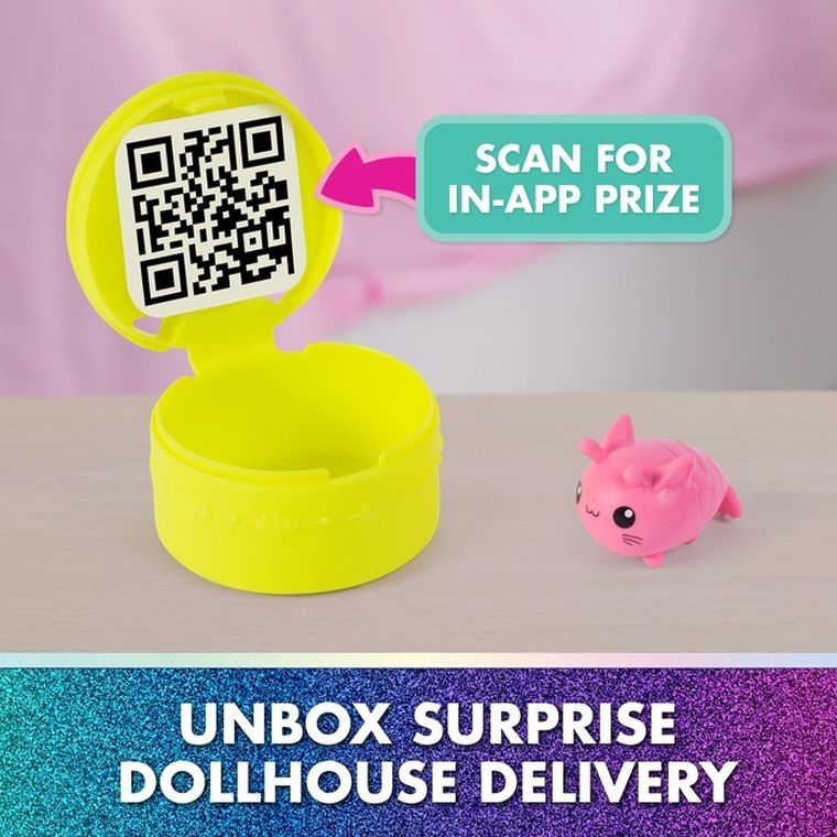 Gabby's Dollhouse Movie, MerCat's Colorful Kitty Aquarium, set de joaca cu 2 figurine