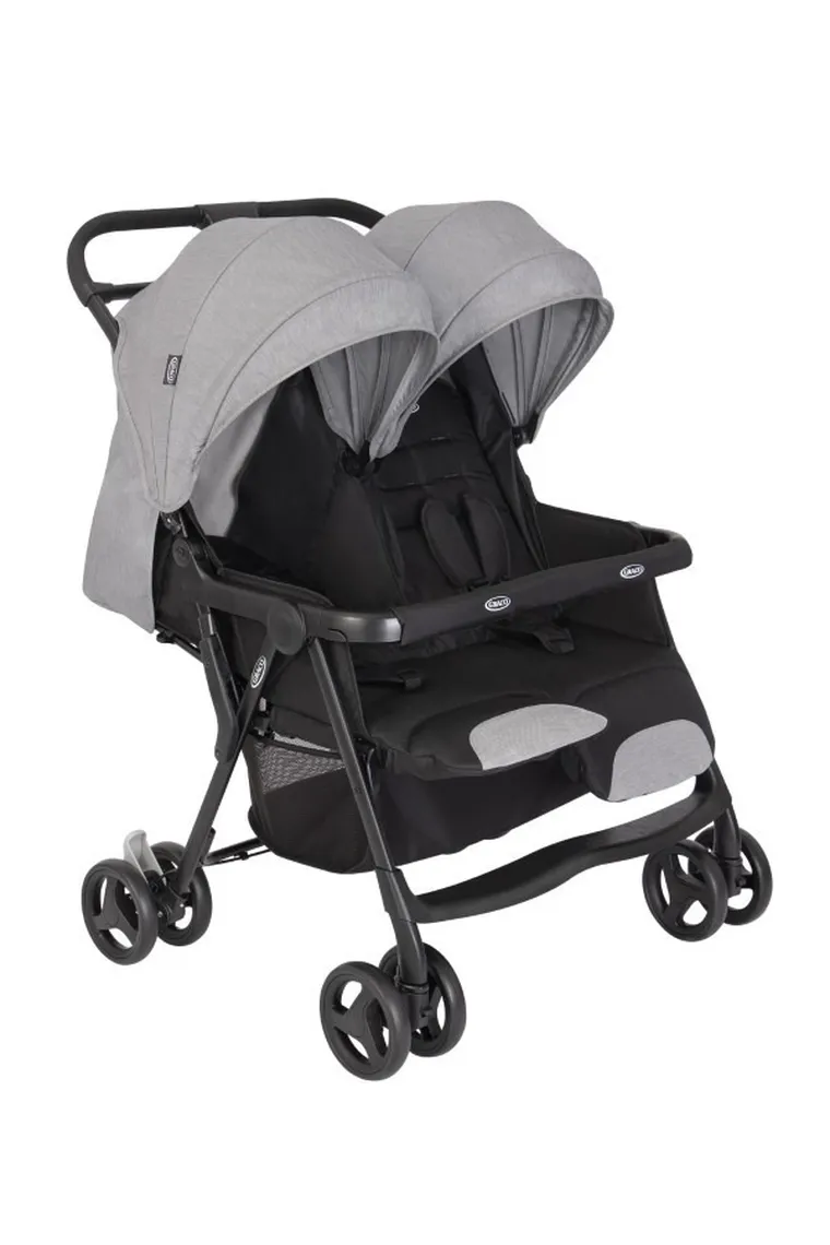 Graco, DuoRide, carucior sport dublu, Steeple Gray