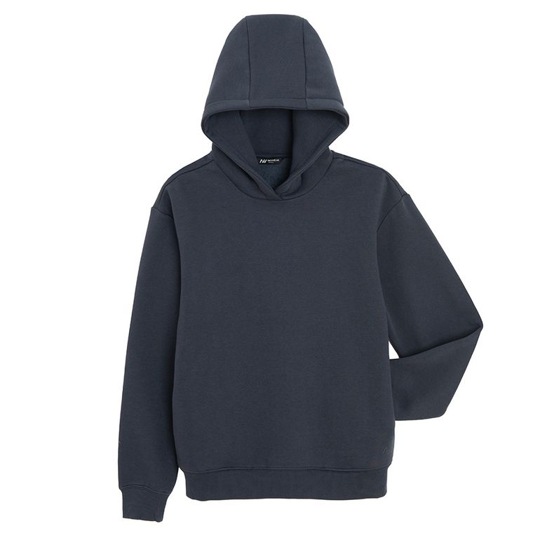 Hanorac basic bleumarin cu croiala oversize NOWEAR