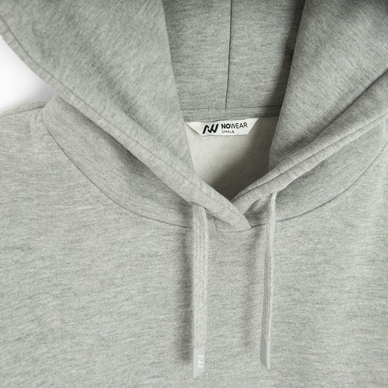 Hanorac oversize gri unisex NOWEAR