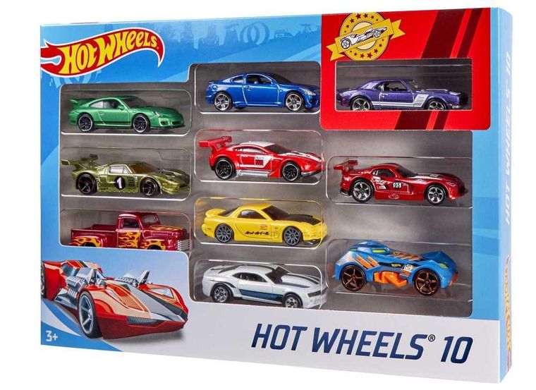 Hot Wheels, set cu 10 masinute