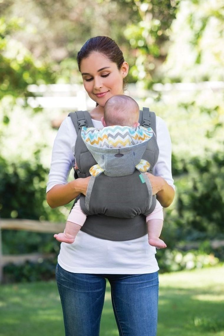 Infantino, marsupiu port-bebe ergonomic cu gluga