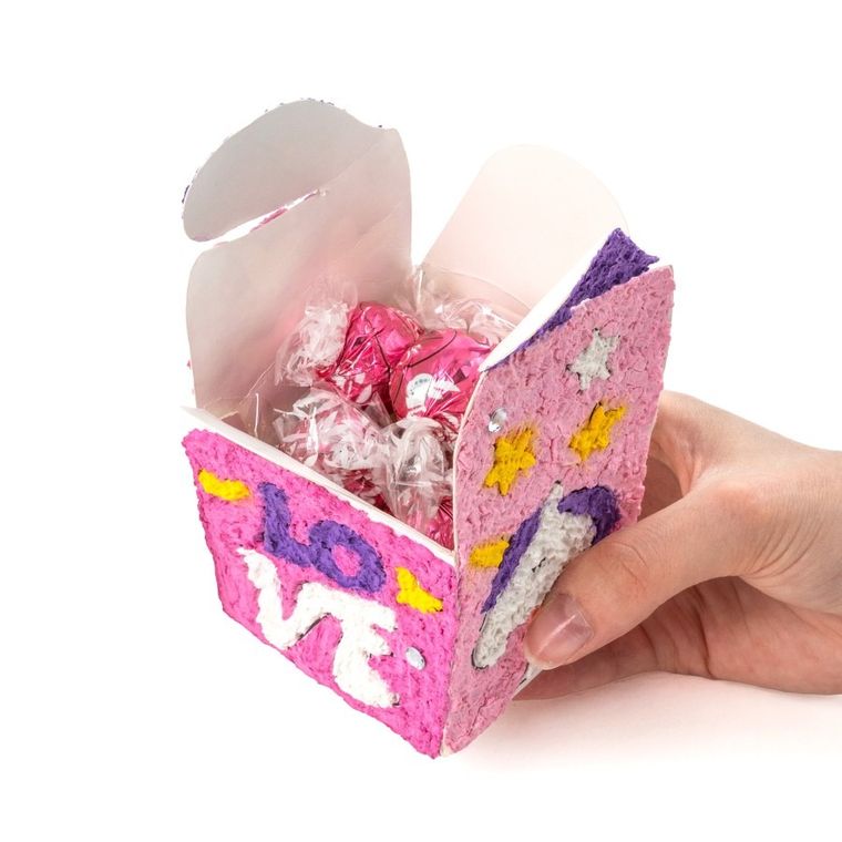 Kidea, Creatie prin numere, Cutie inima, set creativ