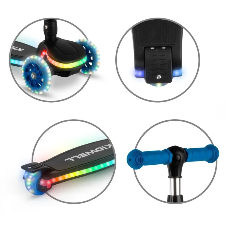 Kidwell, Lumo, trotineta cu 3 roti, albastru