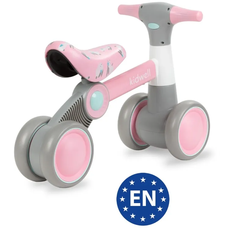 Kidwell, Petito Bunny, mini bicicleta de echilibru cu 4 roti
