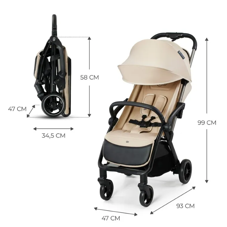 Kinderkraft, Apino, carucior sport, Dune Beige
