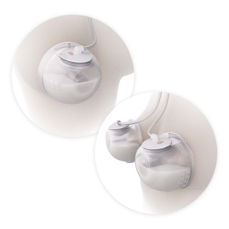 Kinderkraft, Hands-Free, pompa electrica dubla pentru san GentleFlow, Gold