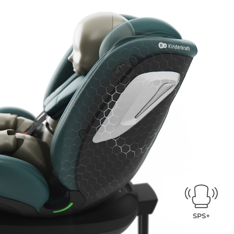 Kinderkraft, I-360 2 Plus, scaun auto, i-Size, verde, 40-150 cm