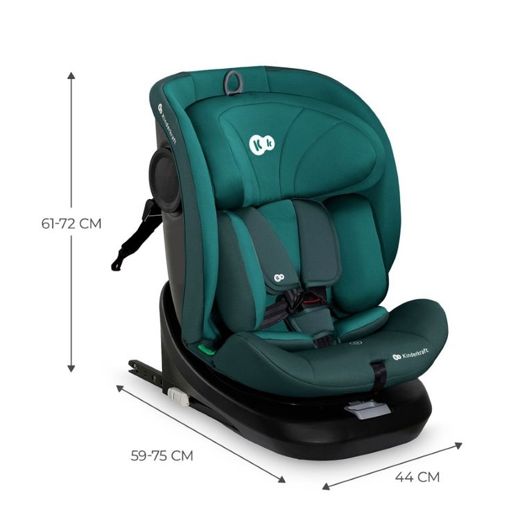Kinderkraft, I-Grow, scaun auto, 40-150 cm, Green