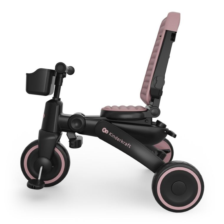 Kinderkraft, Jazz 3, tricicleta multifunctionala 6in1, roz