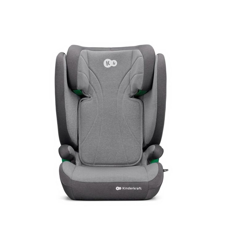 Kinderkraft, Junior Fix 2, I-Size, scaun auto pentru copii, Rocket Grey, 100-150 cm, 15-36 kg