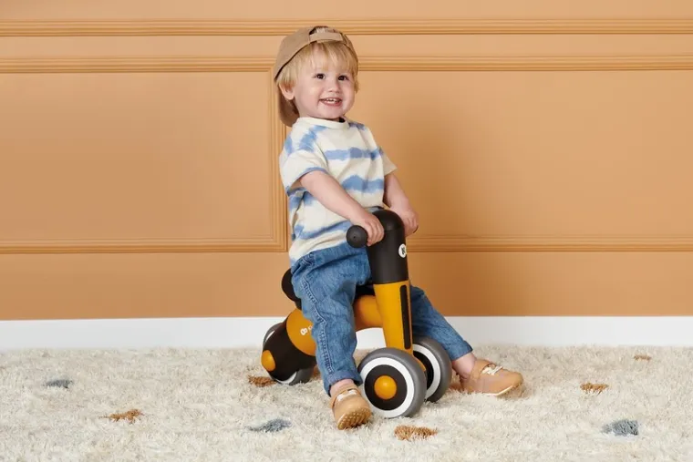 Kinderkraft, Minibi, bicicleta fara pedale, galben