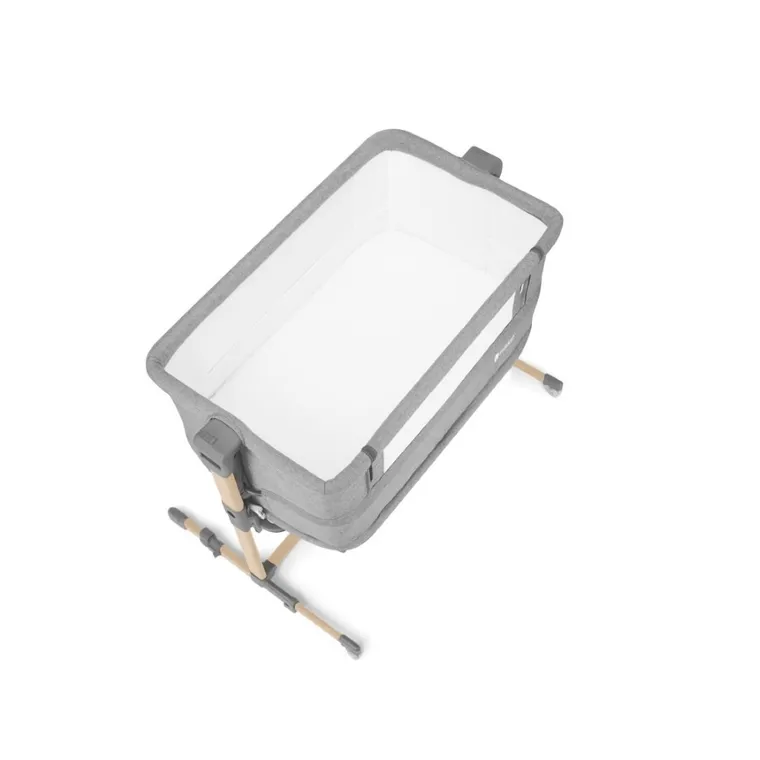 Kinderkraft, Neste Grow, patut suplimentar 3in1, Light Grey, Full Wood