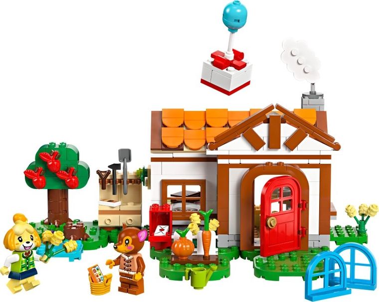 LEGO Animal Crossing, Isabelle vine in vizita, 77049