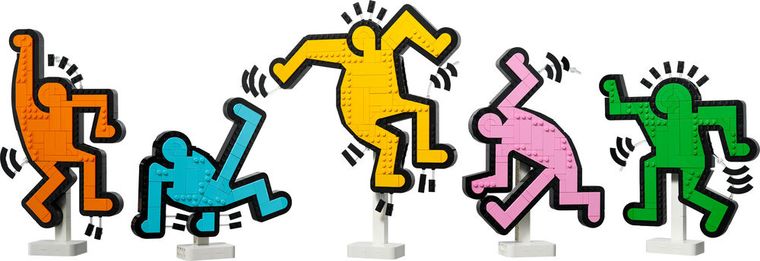 LEGO ART, Keith Haring - Figurine care danseaza, 31216