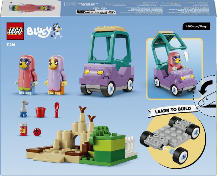 LEGO Bluey, Bingo si Blue se joaca de-a bunicutele, 11216