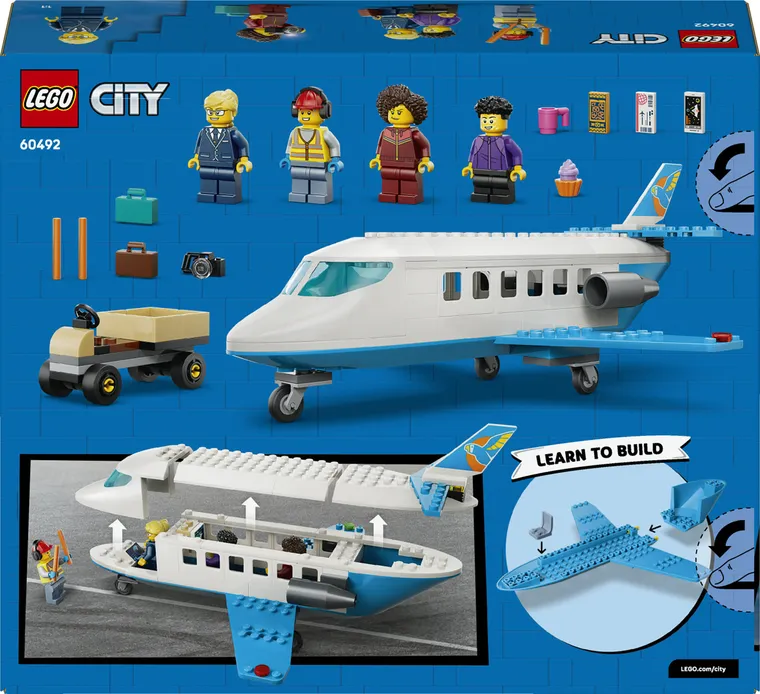 LEGO City, Avion cu reactie pentru pasageri, 60492