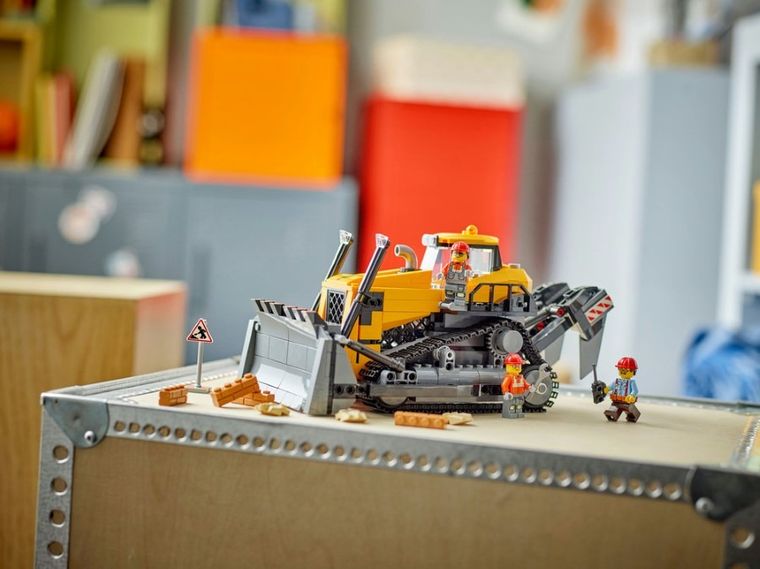 LEGO City, Buldozer galben, 60466