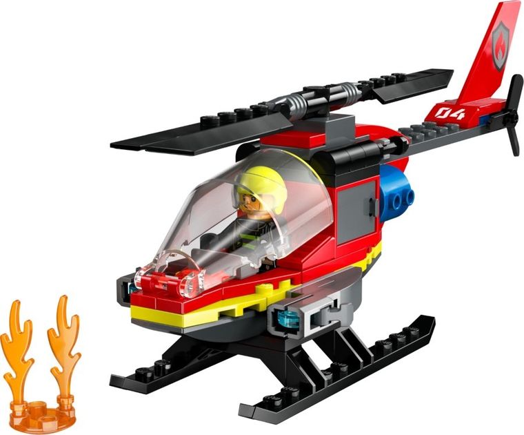LEGO City, Elicopter de pompieri, 60411