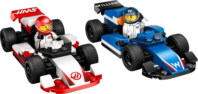 LEGO City, Masini de curse F1 Williams Racing si Haas F1, 60464