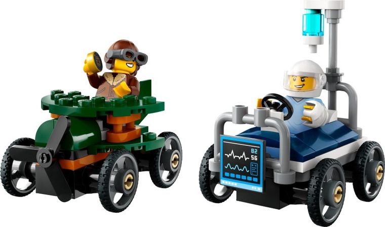 LEGO City, Pachet de curse Avion vs. pat de spital, 60459