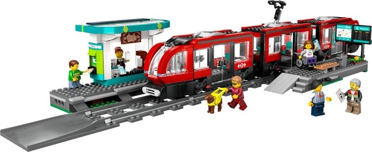 LEGO City, Statie si tramvai in centrul orasului, 60423