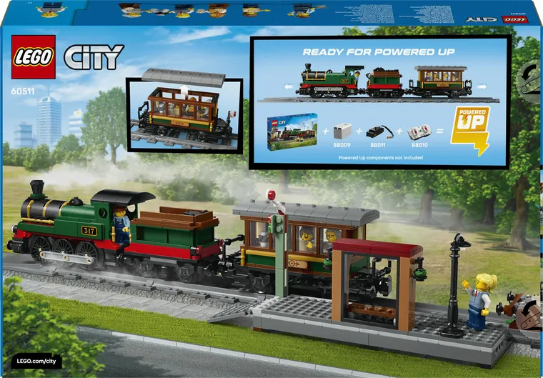 LEGO City, Tren cu aburi vintage, 60511