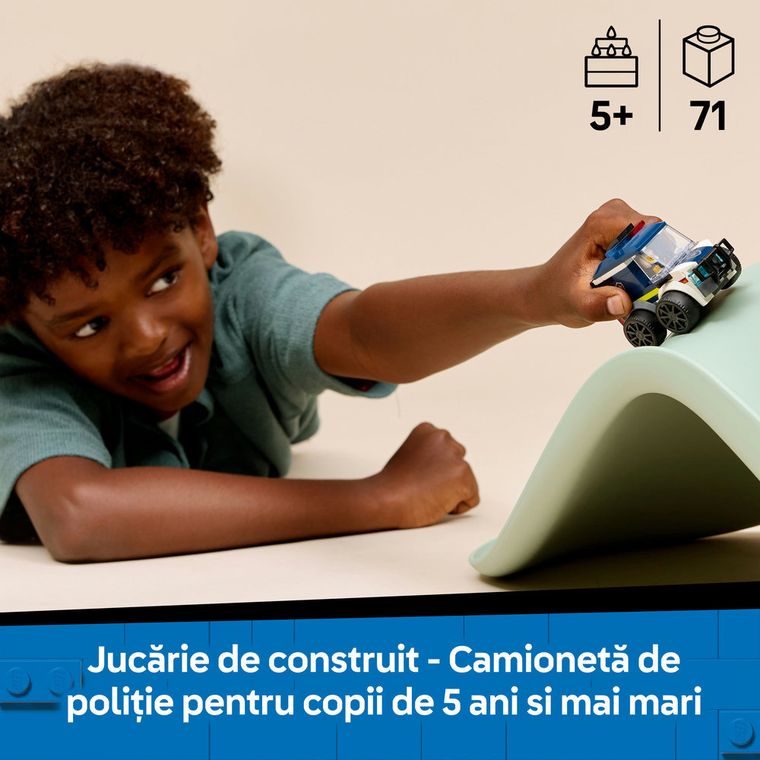 LEGO City, Vehicule - Camioneta de politie, 60481