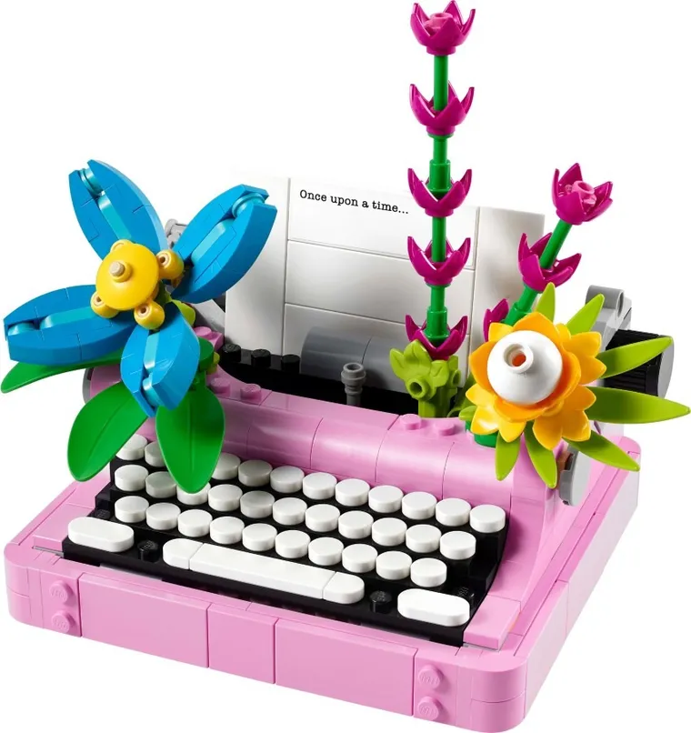 LEGO Creator, Masina de scris cu flori, 31169