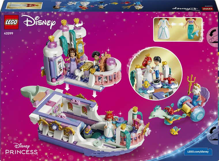 LEGO Disney Princess, Barca nuntii regale a lui Ariel, 43299