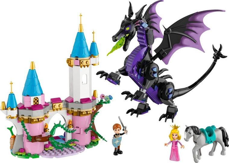 LEGO Disney Princess, Maleficent sub forma de dragon, 43240
