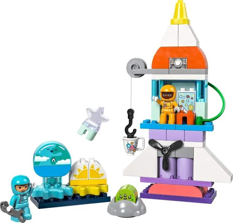 LEGO DUPLO, Aventura cu naveta spatiala 3 in 1, 10422