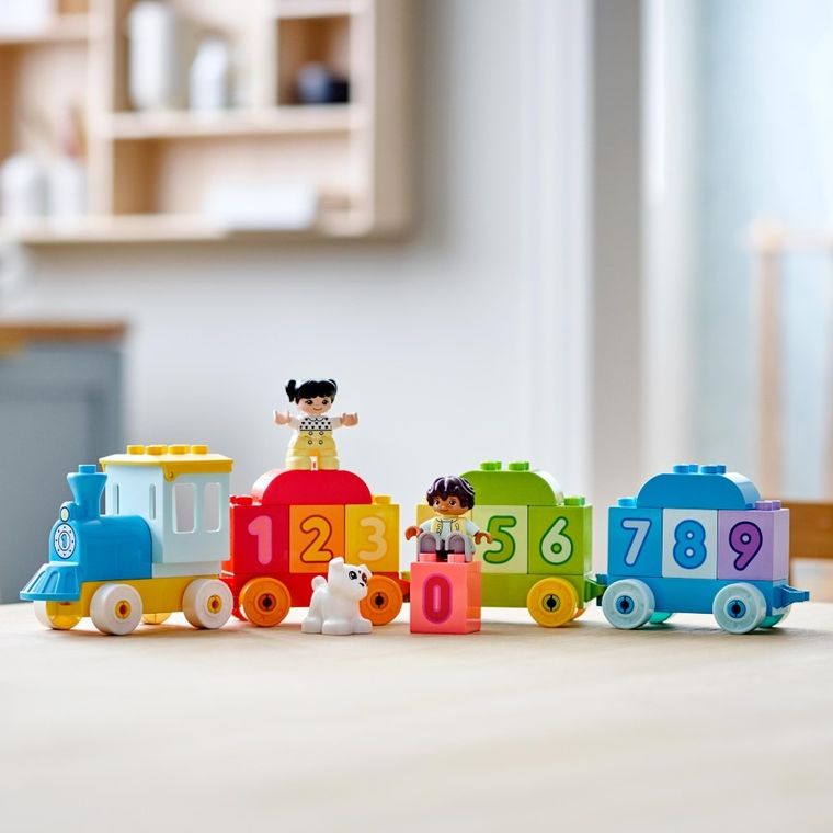 LEGO DUPLO Creative Play, Trenul cu numere - Invata sa numeri, 10954