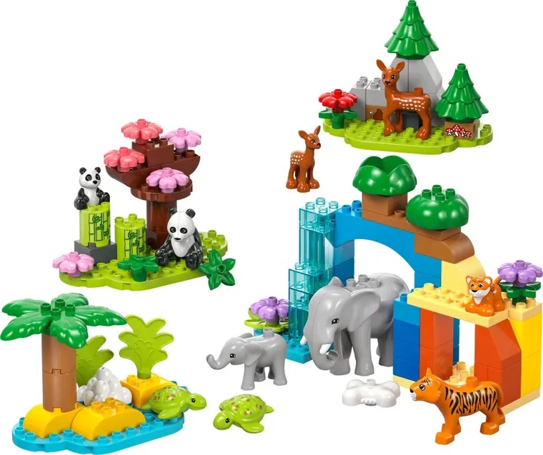LEGO DUPLO, Familii de animale salbatice 3 in 1, 10446