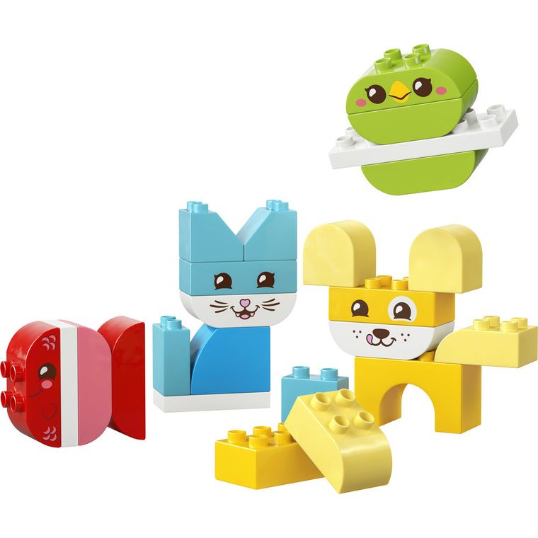 LEGO DUPLO My First, Animalute de companie creative 3 in 1, 10477