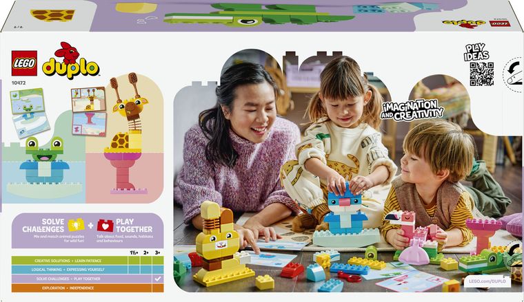 LEGO DUPLO Town, Joc de construit animale, 10472