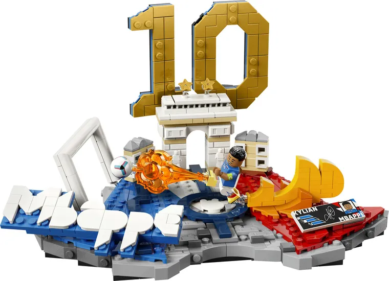 LEGO Editions Football, Kylian Mbappé - Momente importante din fotbal, 43013