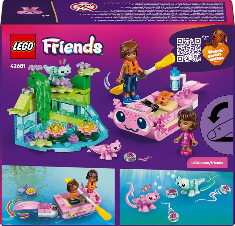 LEGO Friends, Barca-axolotl pentru aventuri, 42681