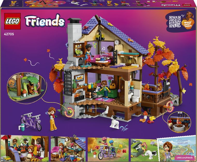 LEGO Friends, Cabana primitoare in padure toamna, 42705